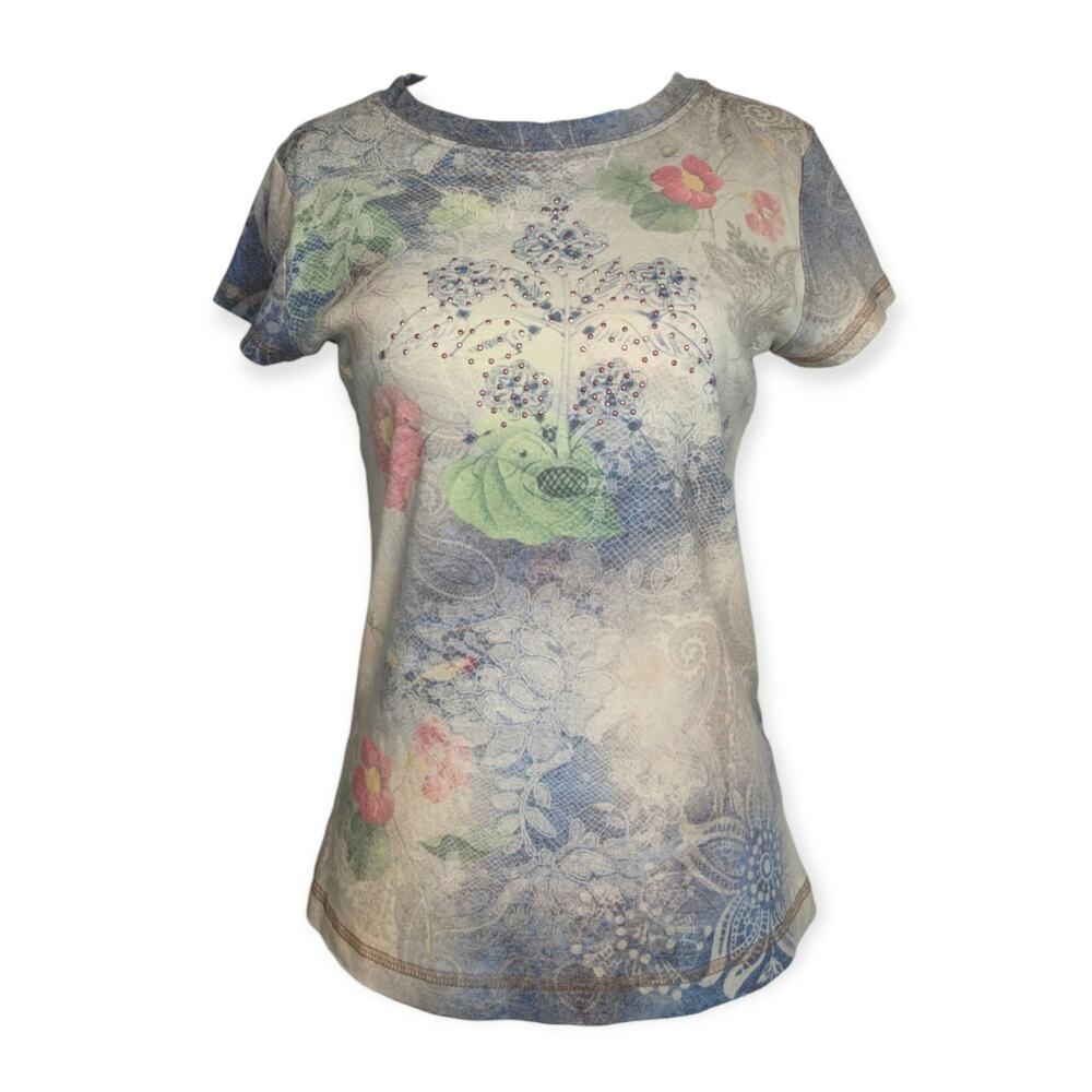 Ghostly Floral Euro Shirt